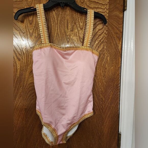 Platinum inspired by Solange FerrariniBuy Crochet Trim One Piece Swimsui… - Picture 2 of 8